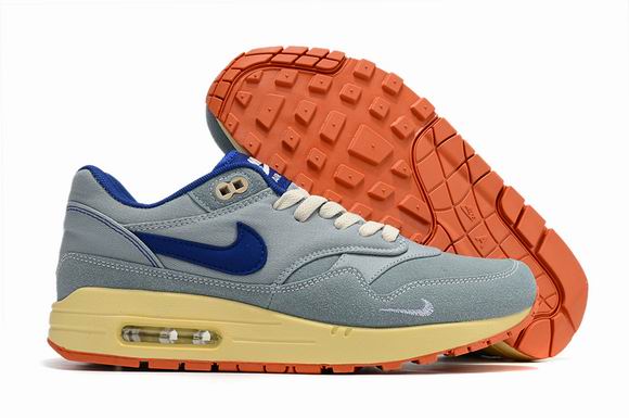 Nike Air Max 1 Blue Men's And Women's Size 36-45 Shoes-29 - Click Image to Close